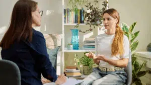 What is End-of-Life Planning and Why is It Important? Feature Image: Two women having a discussion